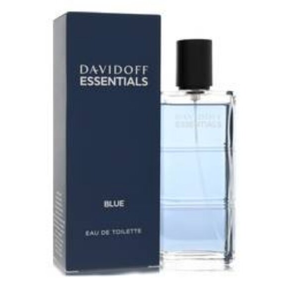 Davidoff Essentials Blue by Davidoff - Eau De Toilette Spray 3.7 oz - Picture 1 of 1